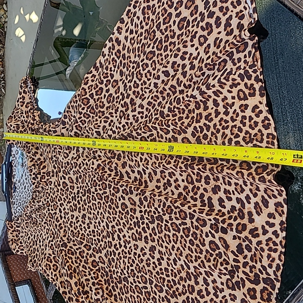 NWT Torrid Leopard Stretch Challis Skater Midi Dress Size 1x 14/16 - Picture 12 of 16